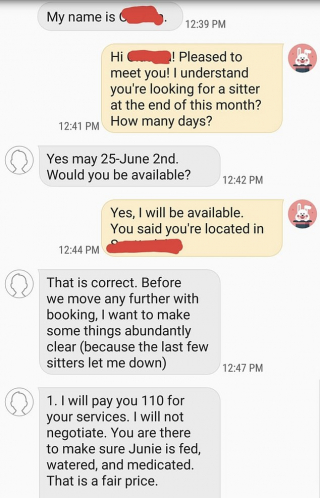 Illustration de l'article : La propriétaire d'un chien diabétique formule des demandes surréalistes à une pet sitter payée 50 centimes de l'heure !