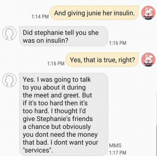 Illustration de l'article : La propriétaire d'un chien diabétique formule des demandes surréalistes à une pet sitter payée 50 centimes de l'heure !