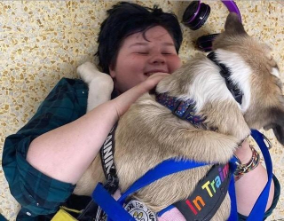 Illustration de l'article : Ce chien errant devient le compagnon le plus précieux d'une adolescente épileptique