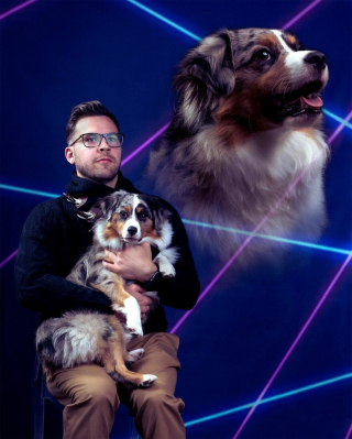 Illustration de l'article : L'amour entre un chien et son maître immortalisé à travers une série de portraits atypiques