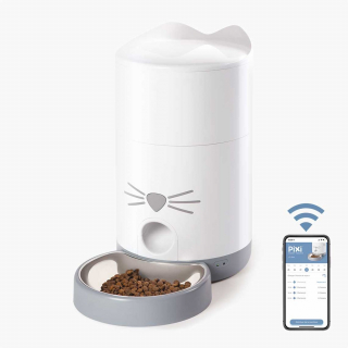 Illustration de l'article : Pixi de Catit : un distributeur intelligent et connecté pour programmer facilement les repas de son chat