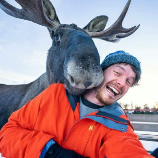 Illustration de l'article : 20 selfies d'un homme capable de nouer une amitié avec n'importe quel animal