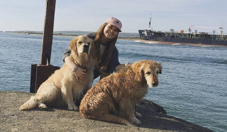 Illustration de l'article : L’apparence singulière de ce Golden Retriever au double museau fait de lui un chien exceptionnel (vidéo)