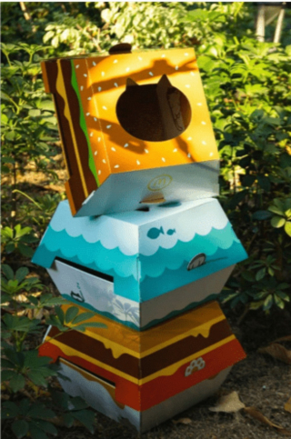 Illustration de l'article : Pour l'achat d'un menu chez McDonald's, des clients sont repartis avec une maison pour chat !