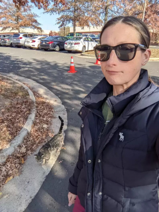 Illustration de l'article : Une chatte fait preuve d’esprit maternel en accompagnant les enfants de sa maîtresse à l’école