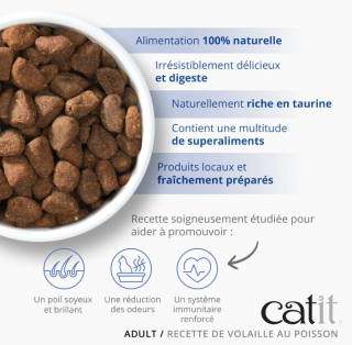 Illustration de l'article : L’expert en technologie Catit se renouvelle avec sa première gamme d’aliments 100 % naturels pour chats 