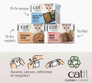 Illustration de l'article : L’expert en technologie Catit se renouvelle avec sa première gamme d’aliments 100 % naturels pour chats 