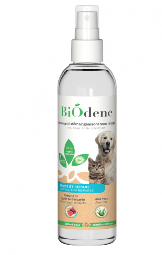 Illustration de l'article : Biodene soulage les démangeaisons des chats et des chiens grâce à sa nouvelle gamme de produits naturels 