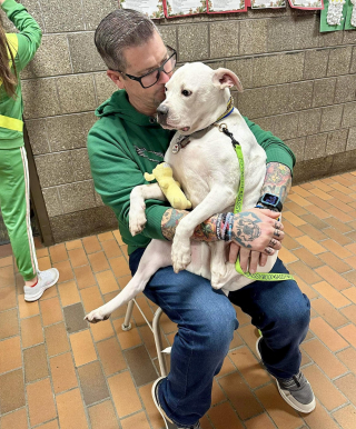 Illustration de l'article : En adoptant un chien sourd, il était loin d’imaginer que son ami deviendrait un héros et un symbole