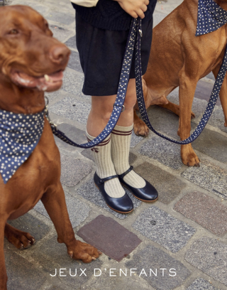 Illustration de l'article : "Jeux d'enfants" : Bonpoint et French Bandit dévoilent une nouvelle collection d'accessoires pour chien et chat