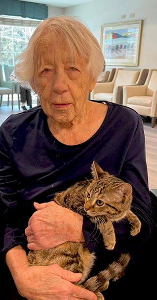Illustration de l'article : Les visites de ces chatons apportent réconfort et sourires aux pensionnaires d'une résidence pour séniors