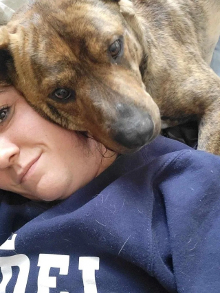 Illustration de l'article : Aimé par tous les gens qui ont croisé sa route, ce chien peine à rencontrer ceux qui lui offriront sa maison pour la vie