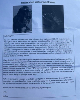 Illustration de l'article : Voisins et proches se réunissent pour des adieux déchirants à la mascotte du quartier (vidéo)