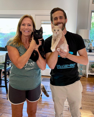 Illustration de l'article : Une féline orpheline manque tellement d’affection qu’elle se lie d’amitié avec tous les animaux qu’elle croise, même les plus grands