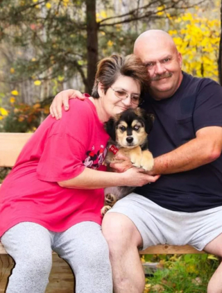 Illustration de l'article : Grâce à sa réaction, Bear, un jeune chien, sauve sans le savoir la vie de son maître victime d’une crise cardiaque