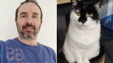 Illustration : Pour aider le refuge ayant sauvé sa défunte chatte, cet homme récolte des fonds en participant à un trek