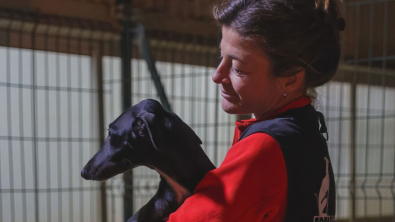 Illustration : "17 photos capturant l'émouvant moment où chiens de refuge et bénévoles qui les ont sauvés se disent au revoir"